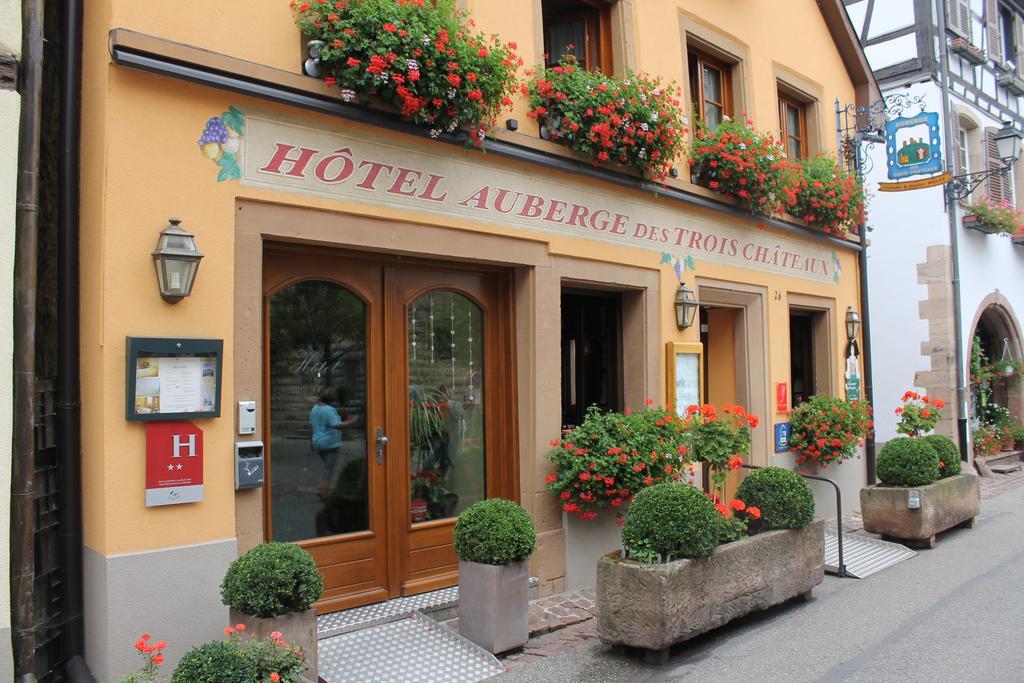אגויסהיים Auberge Des Trois Chateaux מראה חיצוני תמונה